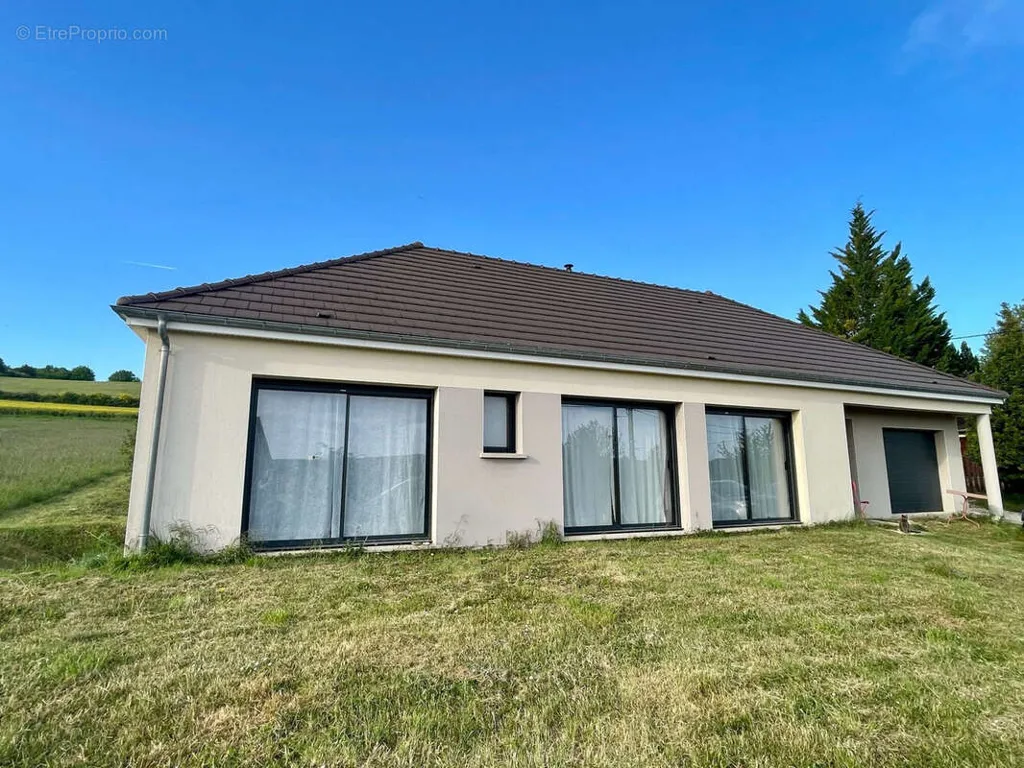 Extérieur - Maison Contemporaine avec Jardin à Nailly