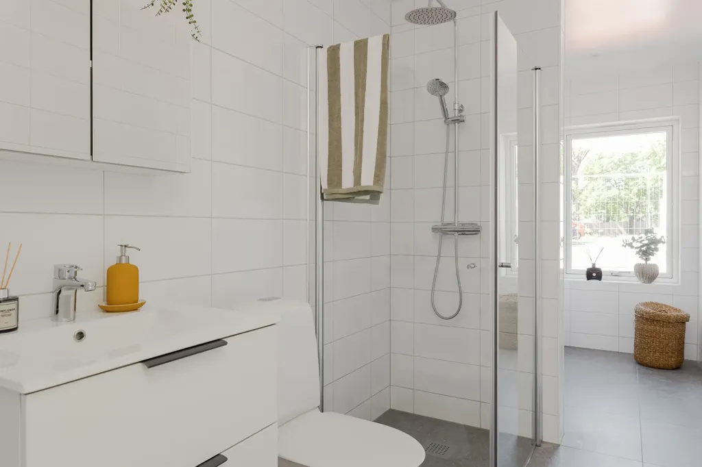 Bathrooms - Modern Flat with Private Terrace in Skurup