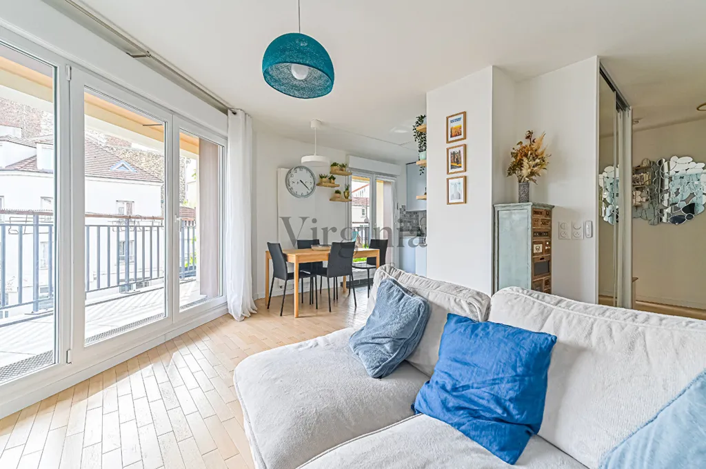 Séjour - Appartement 3 Pièces avec Terrasse à Nogent-sur-Marne