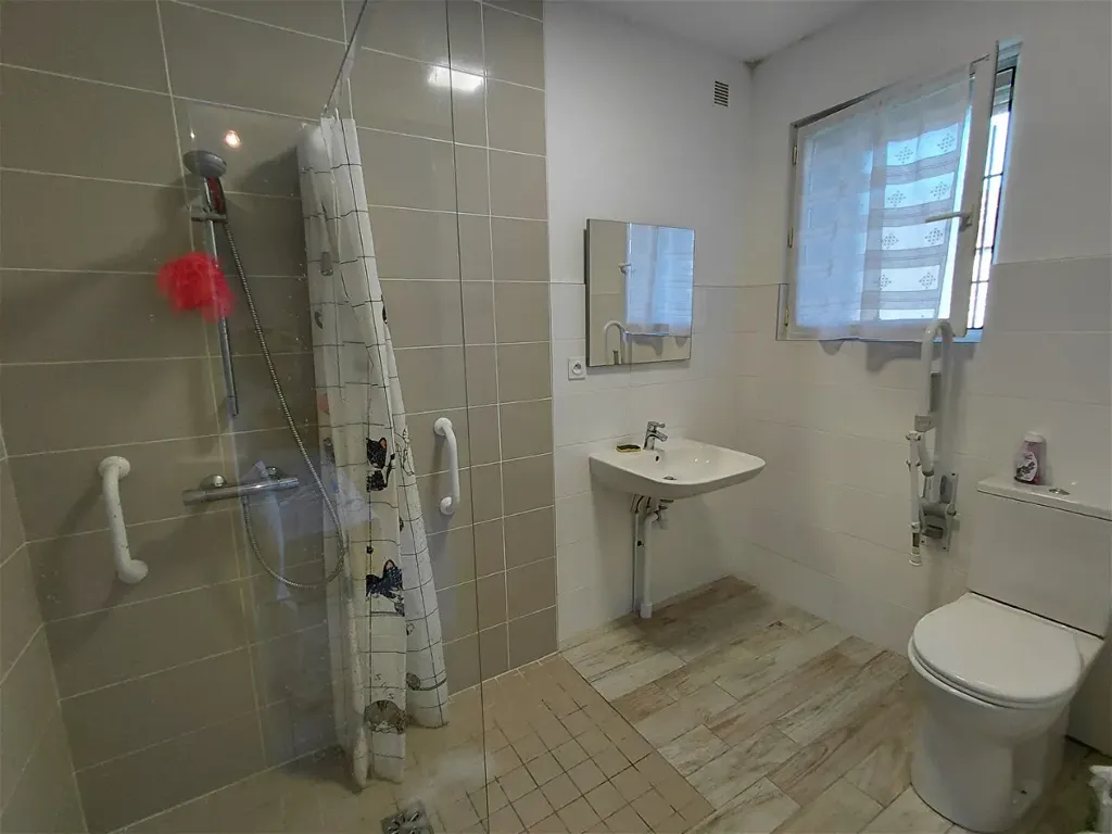 Salles de bain - Grange Réaménagée en Deux Habitations à Bénéjacq
