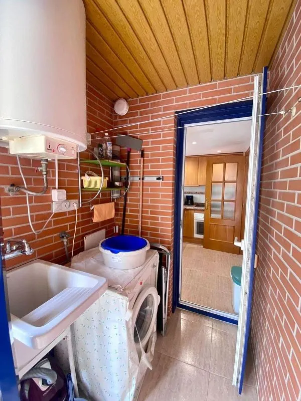 Pesuköök - Spacious Apartment with Sea View in Caleta