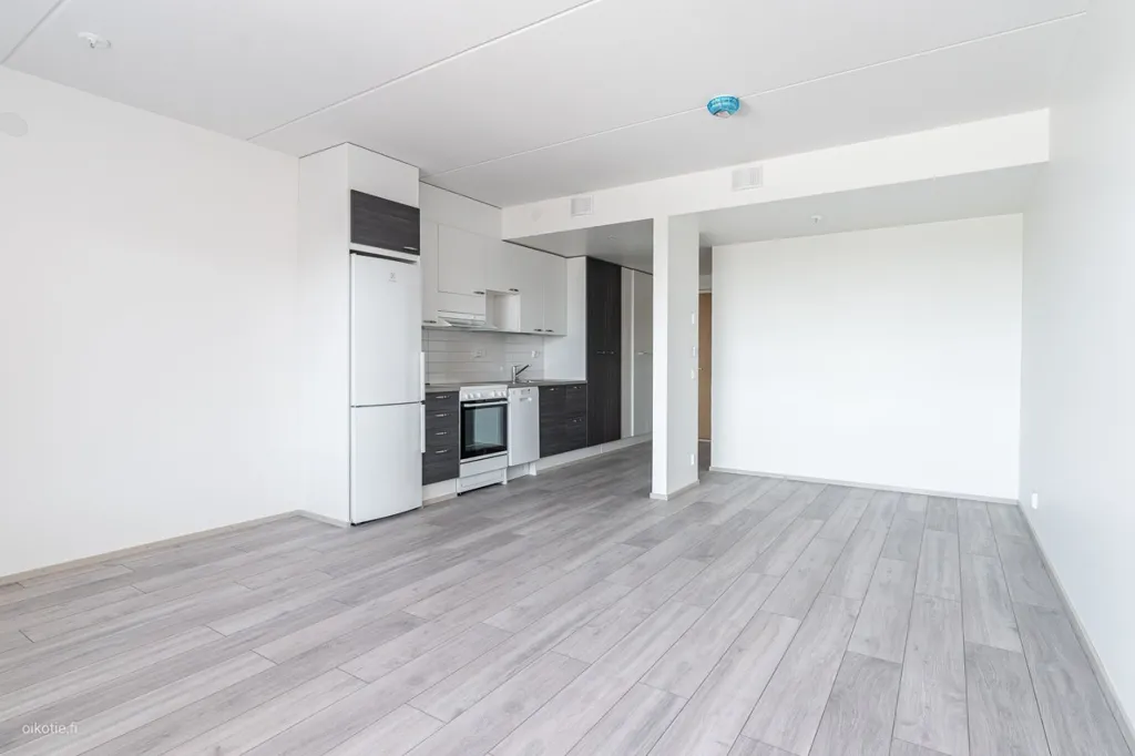 Kitchen - Modern Flat with Balcony in Keimola, Vantaa