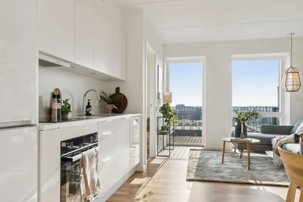Cuisine - 2-Bedroom Apartment with Balcony in Herlev