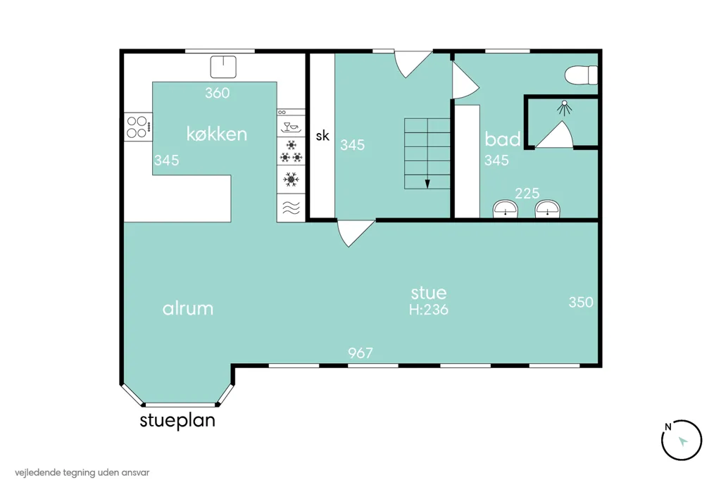 Plan - Architectural Villa with Workshop in Korinth