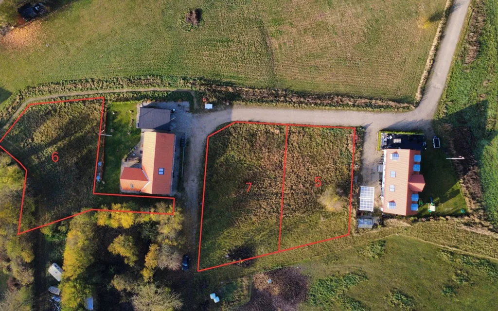 Vista aerea - Year-Round Plot with 5G Coverage in Kirke Hyllinge