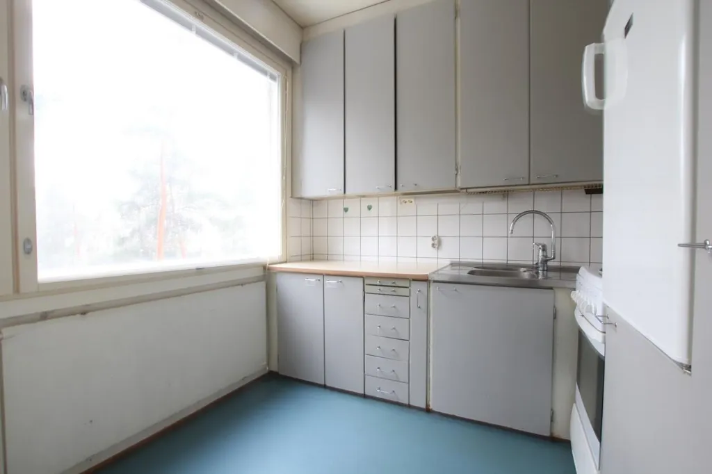 Köök - Spacious Studio with Views in Pyynikki, Tampere
