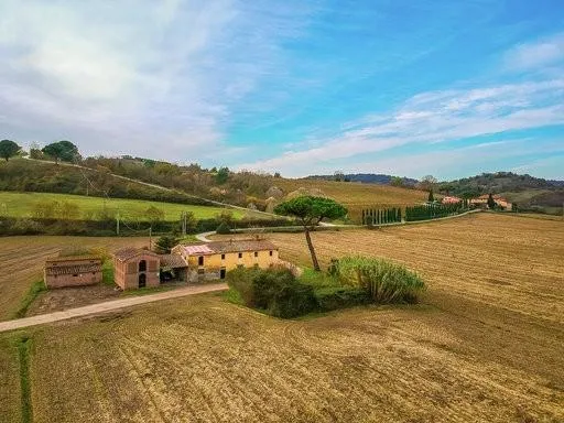 Vue aérienne - Rustic Farmhouse with Loggia in Montaione