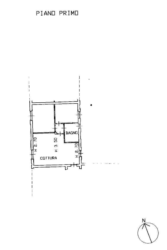 Plaan - Trilocale with Exposed Beams in Castegnato