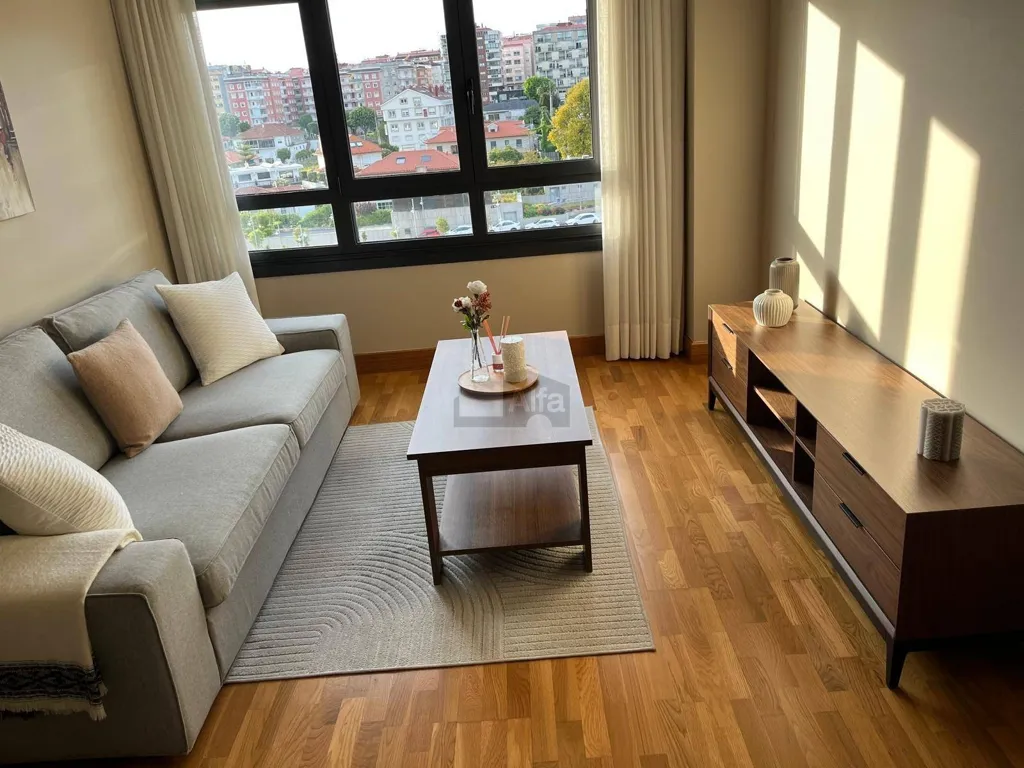 Séjour - Furnished Flat with Garden near Gran Vía, Vigo