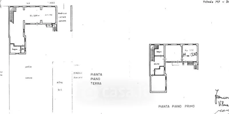 Planimetria - Rustic Cottages with Private Garden in Gambolò