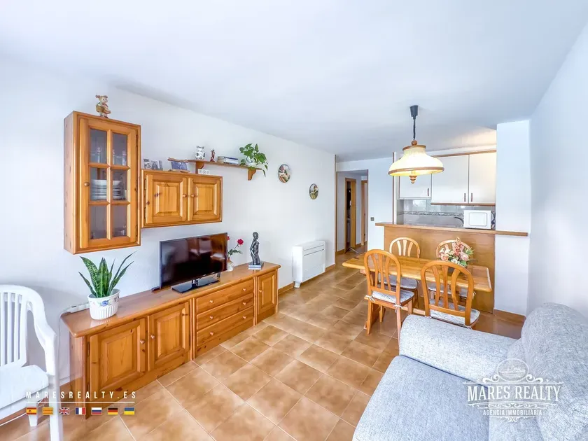 Séjour - Seafront Apartment with Terrace in Empuriabrava