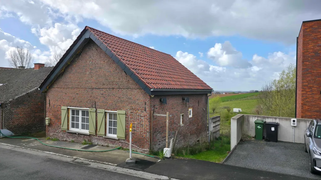 Extérieur - Maison Rénovée avec Vue Panoramique à Vollezele
