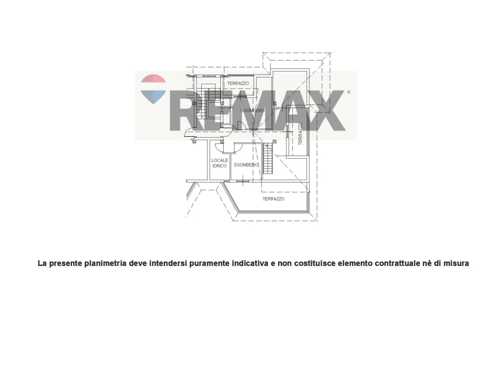 Plan - Duplex Apartment with Terrace in Monterotondo