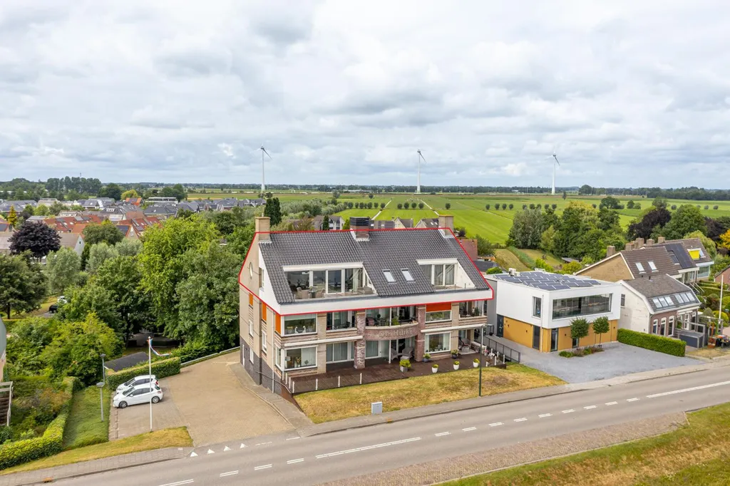 Vue aérienne - Penthouse with River View in Boven-Hardinxveld