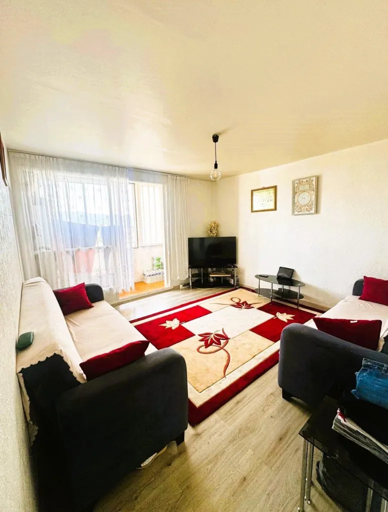 Soggiorno - 3-Bed Apartment with Panoramic View in Marseille 13