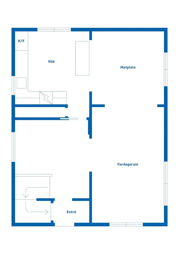 Plan - Detached House with Spa in Fågelfors