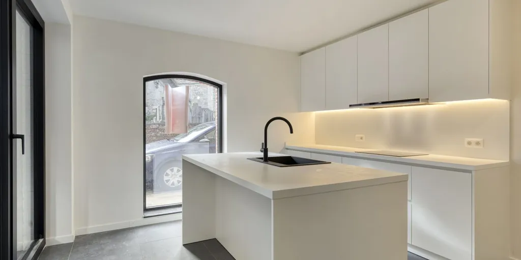 Köök - Modern Loft with Terrace in Dilbeek