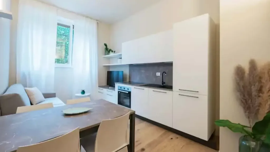 Séjour - Elegant Two-Room Apartment in Milan