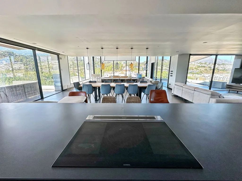 Köök - Luxury Villa with Sea View in Benahavís