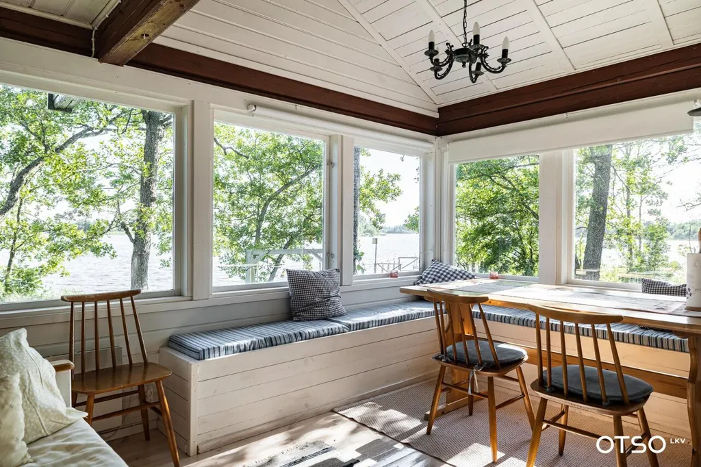 Terrace - Winter Cottage with Sauna on Hästikari Island