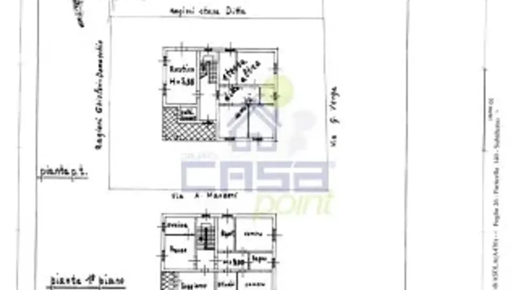 Plaan - Villa with Ground Floor Apartment in Asola