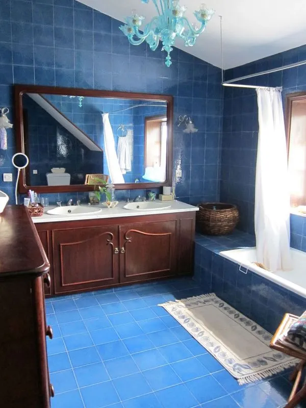 Salles de bain - Spacious Chalet with Tennis Court in Santa Brígida