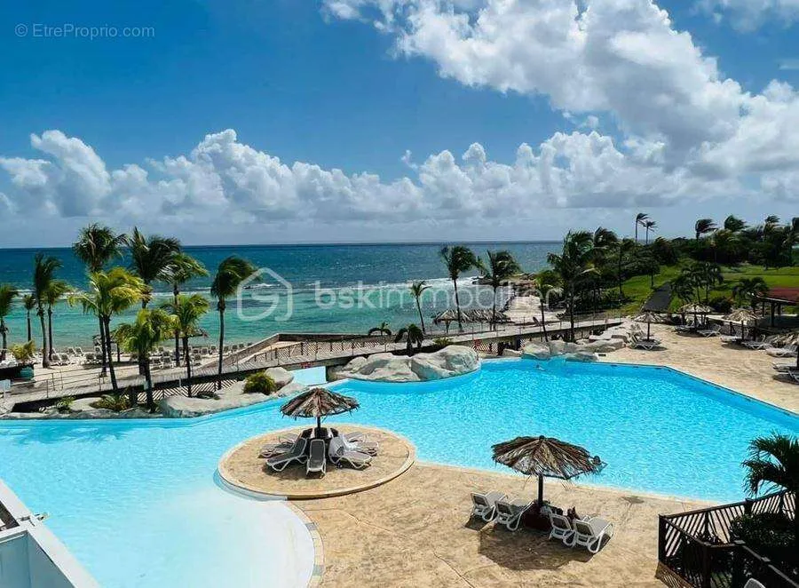 Pool - Studio with Pool and Beach Access in Saint François