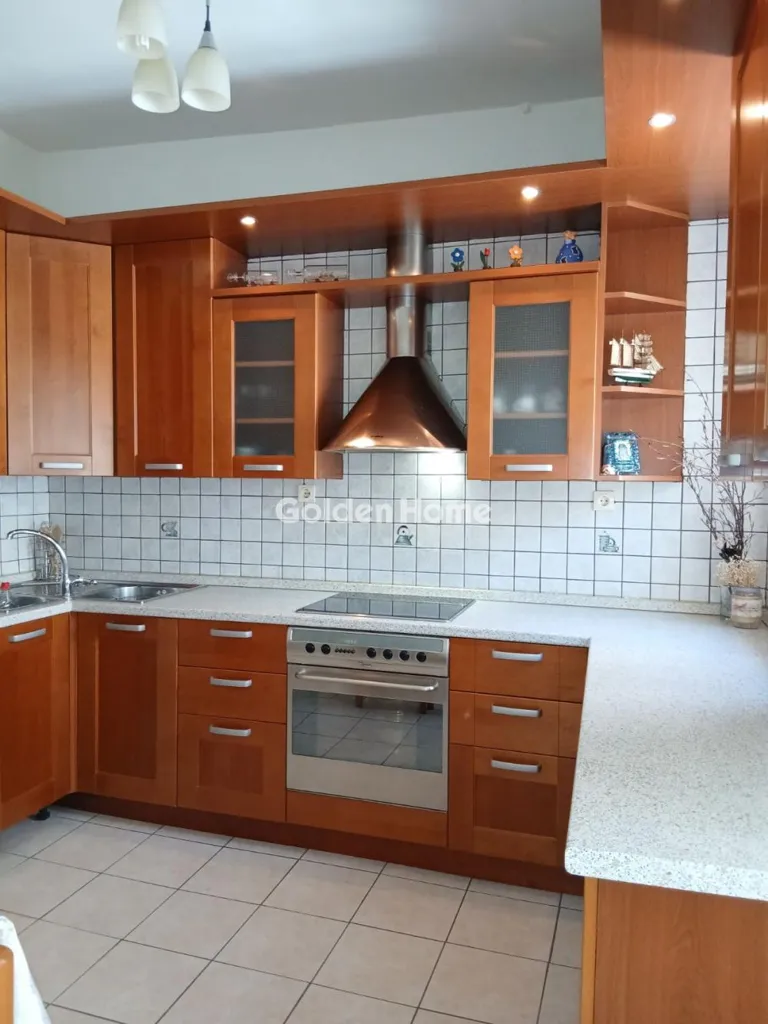Kitchen - Modernised Apartment with Garden in Lamia Centre