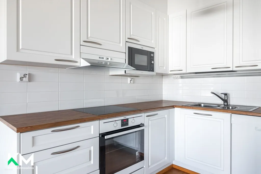 Cucina - Modern Flat with Private Sauna in Lahti Centre
