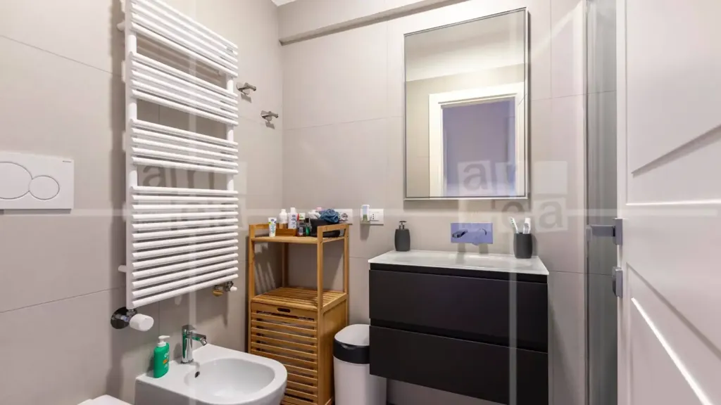Salles de bain - Attico with Balcony in Monteverde, Rome