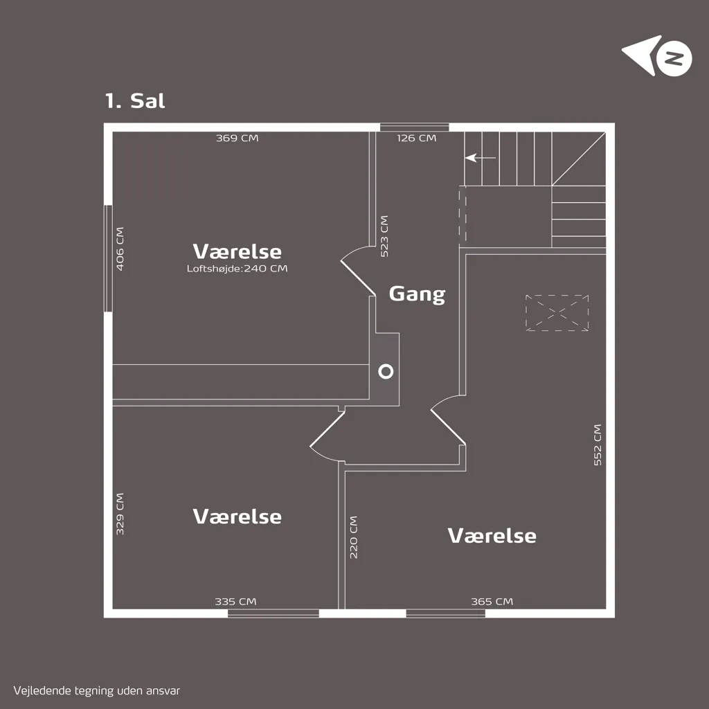 Plan - Villa with Garden near Vejle
