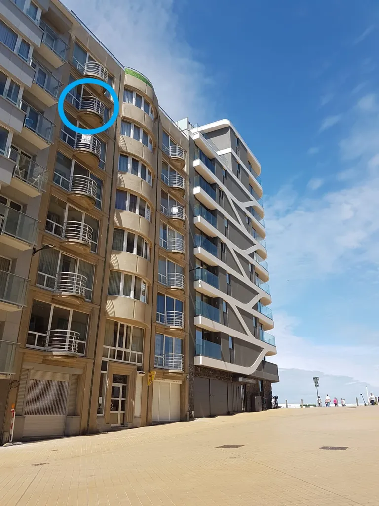 Välivaade - Bright Apartment with Sea View in Ostende