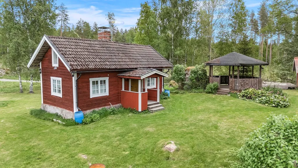 Vue aérienne - Classical Cottage with Garden in Norrslyta