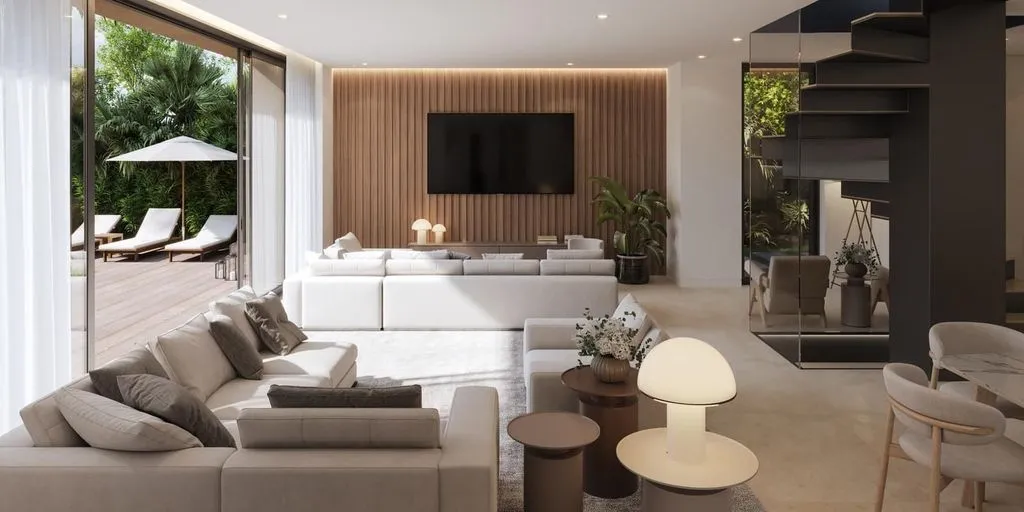 Séjour - Contemporary Villa with Pool in Morelinho, Sintra