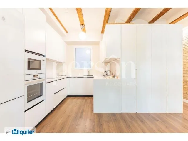 Köök - Modernised Apartment with Air Conditioning in L'Eixample