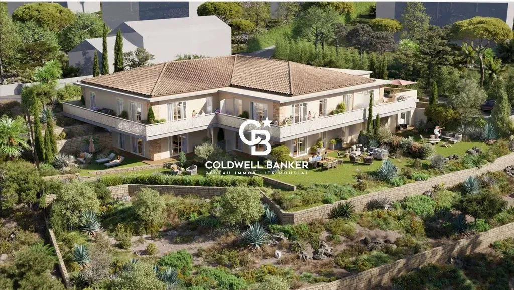 Vue aérienne - Appartement Luxe avec Vue Mer à Cannes