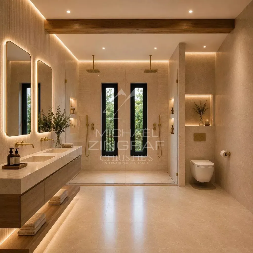 Salles de bain - Villa Luxueuse avec Vue Mer à Ramatuelle