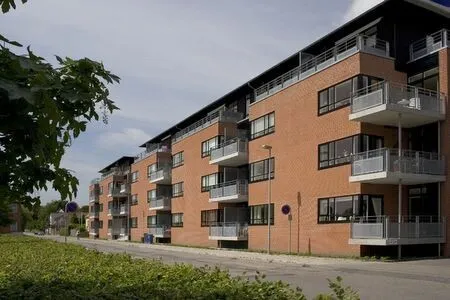 Exterior - Contemporary Apartment with Balcony in Herning