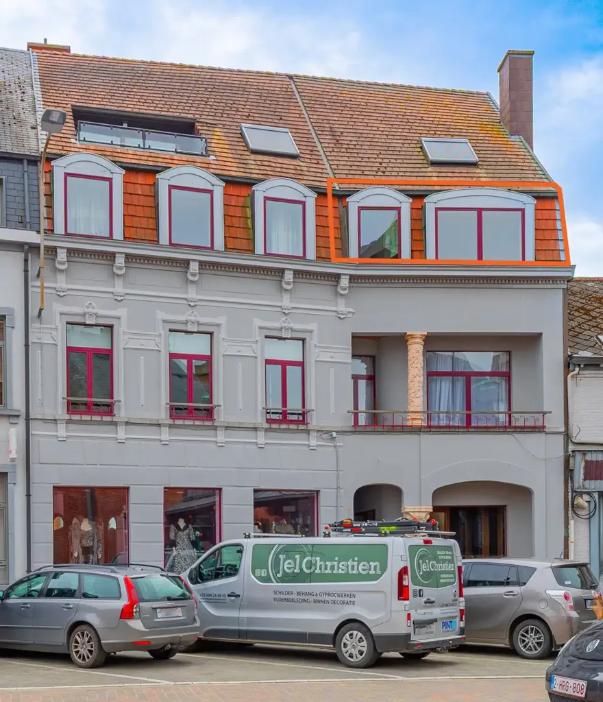 Extérieur - Appartement avec Vue sur la Place du Marché à Herzele