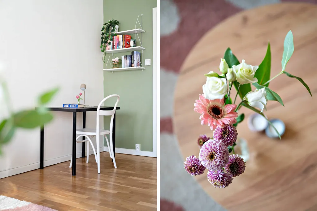 Living Room - Studio Flat with Garden in Stockholm