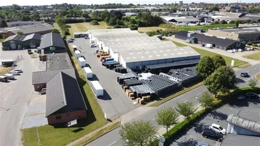 Vue aérienne - Warehouse Space with Loading Bay in Sønderborg
