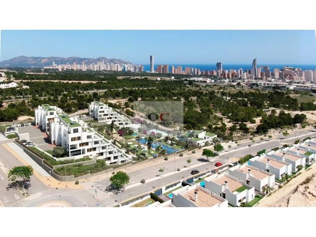 Vue aérienne - Contemporary Flat with Sea Views in Finestrat