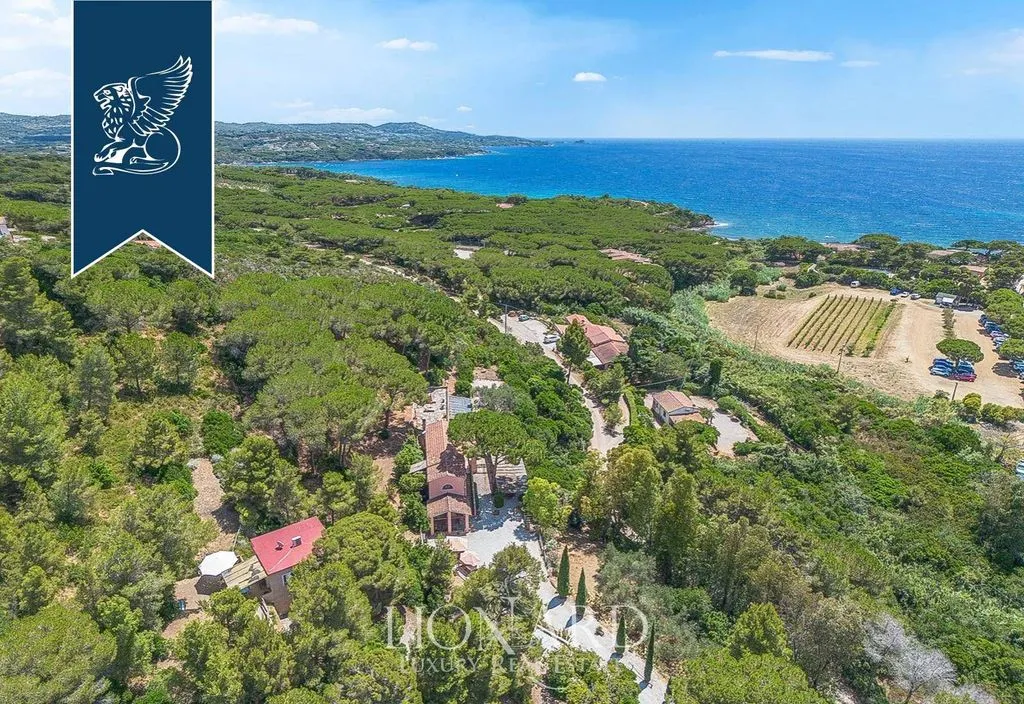 Õhuvaade - Luxury Villa with Sea View in Capoliveri