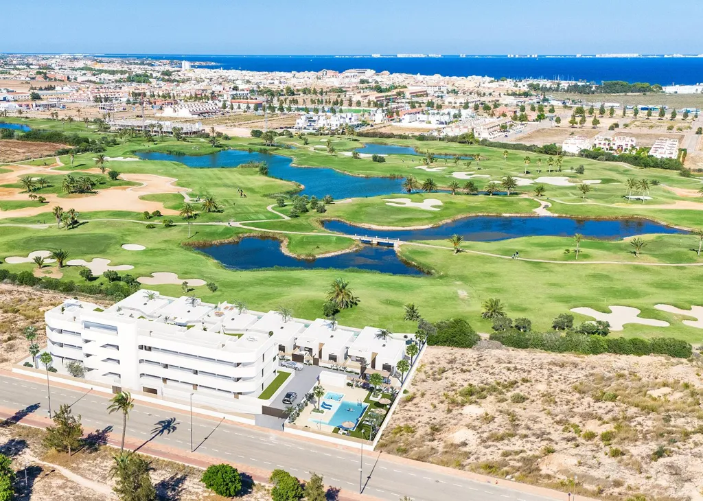 Vue aérienne - Golf Apartment with Pool in Los Alcázares