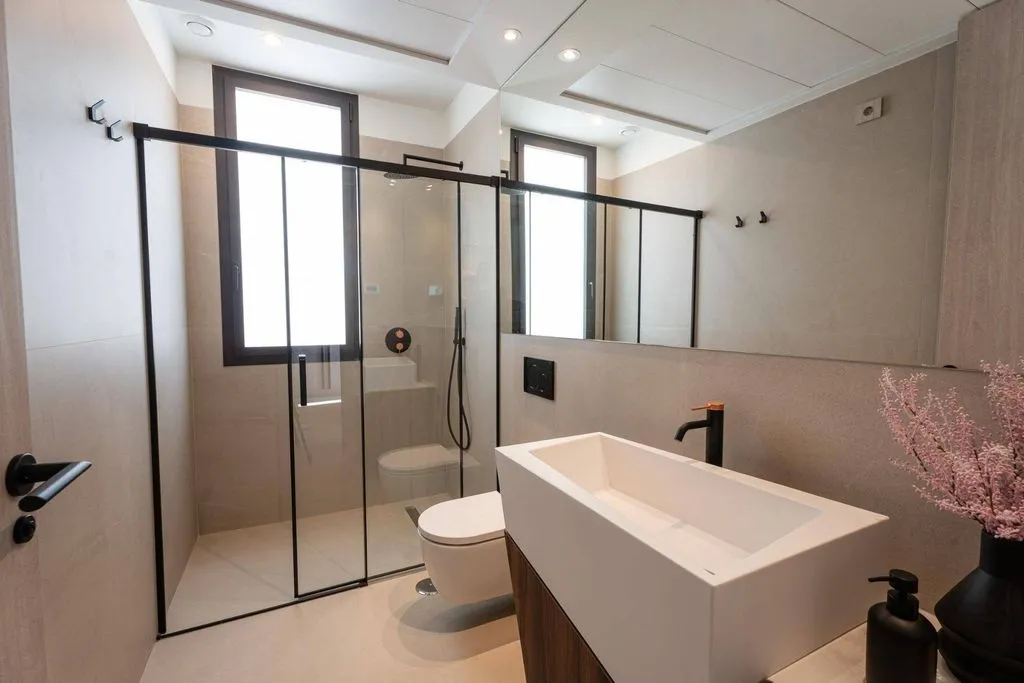 Bathrooms - New Build Villa with Pool in Algorfa