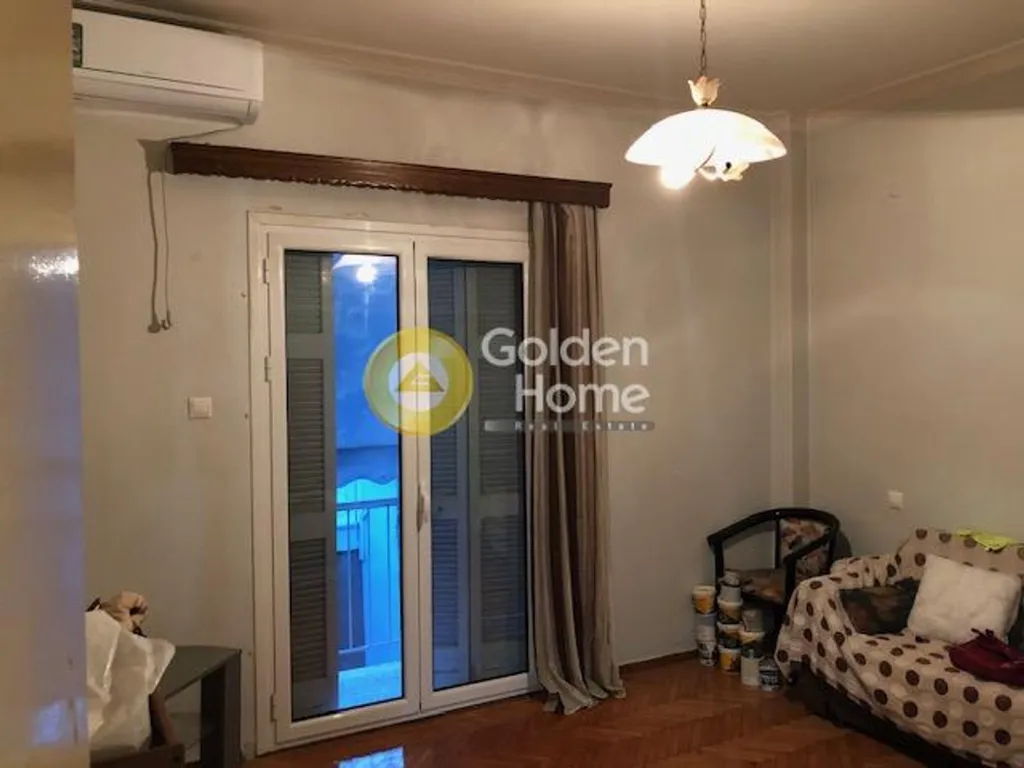 Living Room - Renovated Apartment with Acropolis View in Kallithea