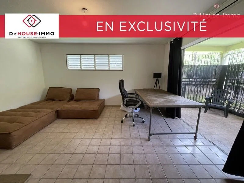 Séjour - Appartement T3 avec Terrasse à Sainte-Rose