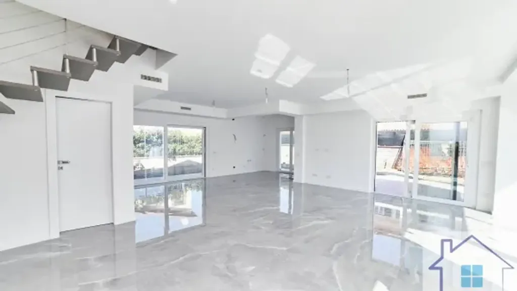 Living Room - Luxury Villa with Solar Panels in Frascati