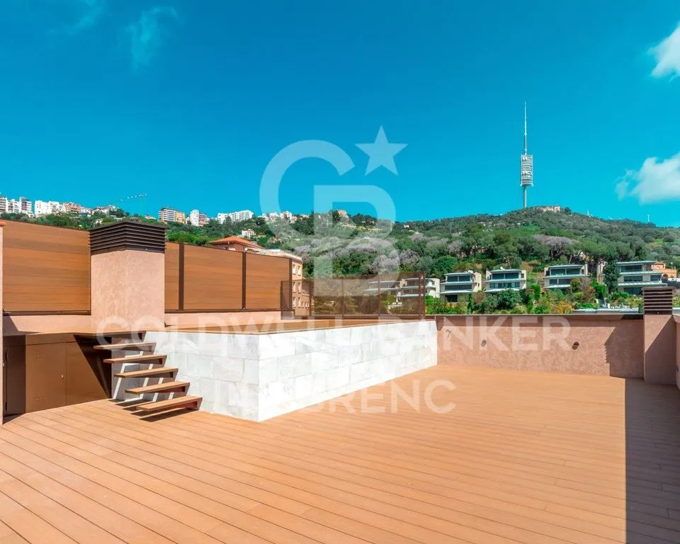 Terrasse - New Build Penthouse with Terrace in Vallvidrera