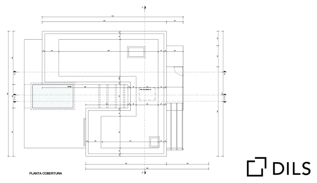Floor Plan - Modern Villa with Sea View in Troia Resort
